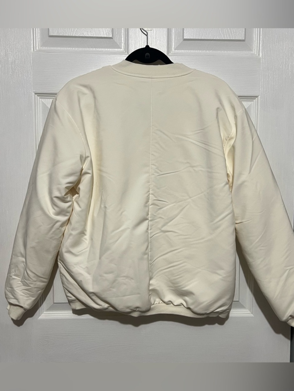 💗 Gymshark x Whitney Simmons - Women's Cream Reversible Bomber Jacket - Picture 7 of 11